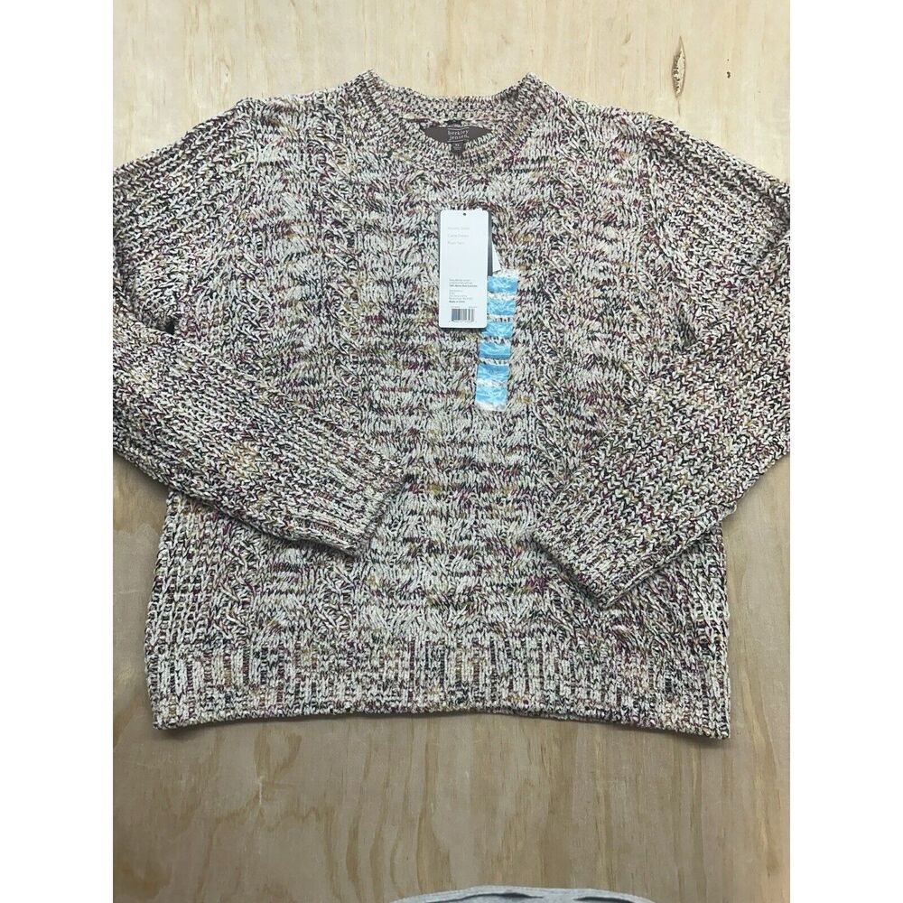 Berkley Jensen Speckled Confetti Sweater XL Crew Neck Women’s XL New!‎